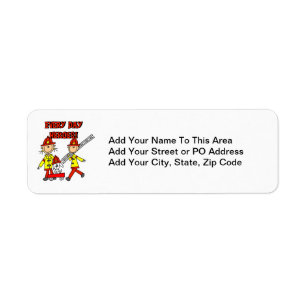 Every Day Heroes Firefighters T-shirts and Gifts Label