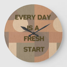 Every day is a fresh start
