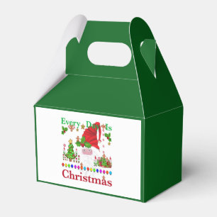 Every Day Is Christmas Favor Boxes