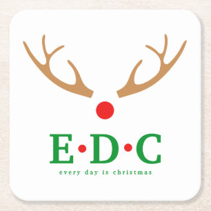 Every Day is Christmas Paper Coaster
