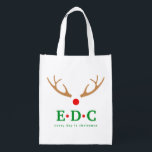 Every Day is Christmas Reusable Bag<br><div class="desc">Such a perfect way to keep up spirits, bring smiles and most of all - remind us every day about the importance of giving. EDC - every day is christmas! This is our VERY favorite bag! It's inexpensive and perfect for SOOO many uses from gift giving to strong tasks like...</div>