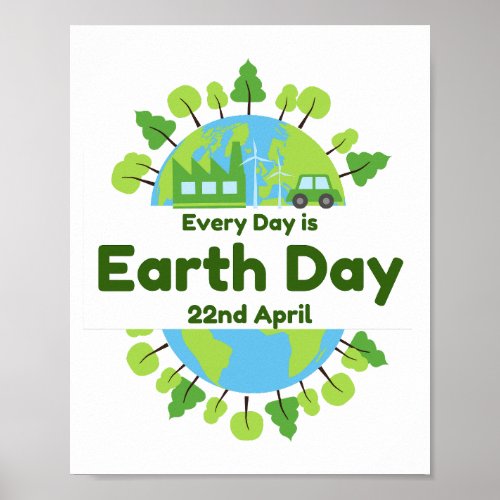 Every Day Is Earth Day  Earth Day Poster