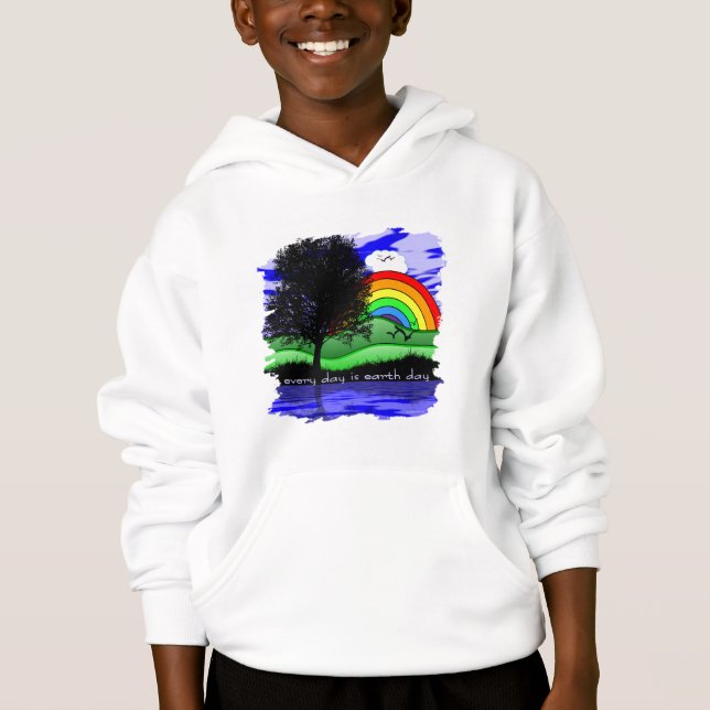 Every Day is Earth Day Hoodie (Front)