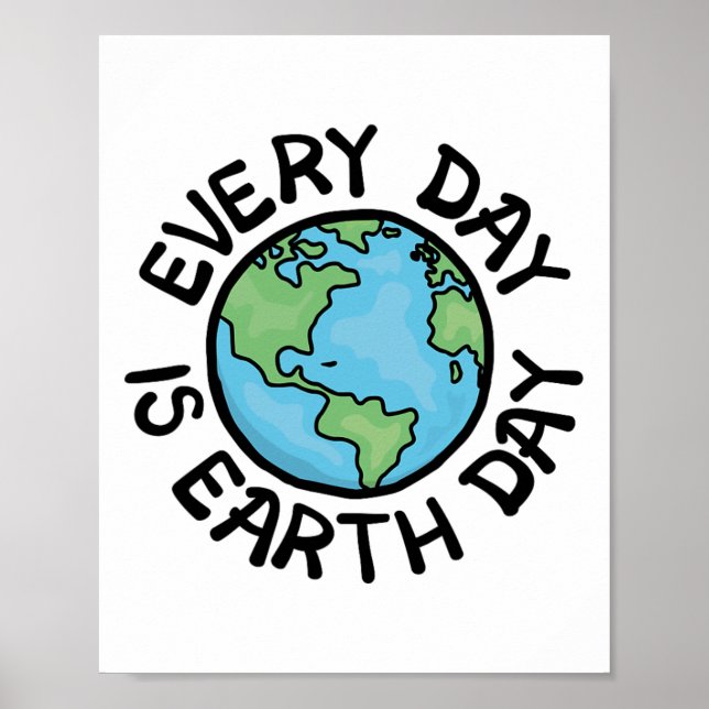Every Day Is Earth Day  Poster (Front)