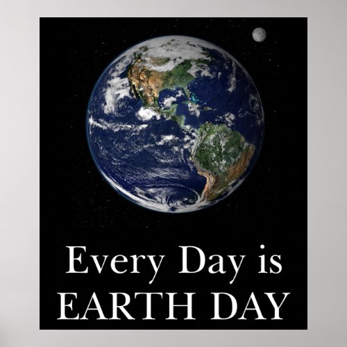 Every Day is Earth Day print or poster