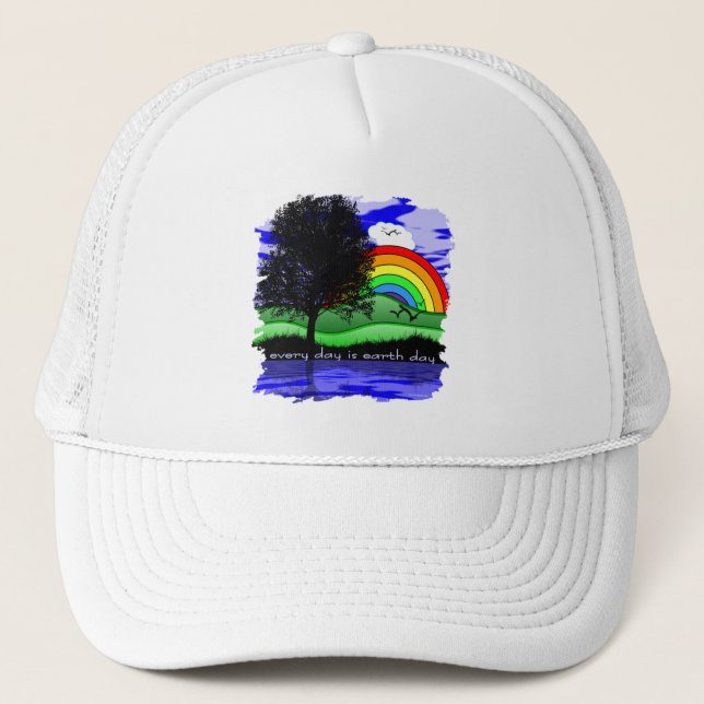 Every Day is Earth Day Trucker Hat (Front)