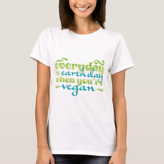 Every Day is Earth Day Vegan T-Shirt