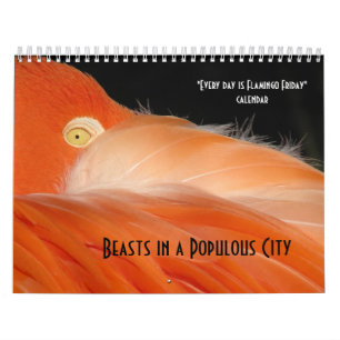 "Every day is Flamingo Friday" calendar