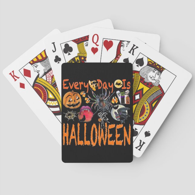 Every Day Is Halloween Poker Cards (Back)