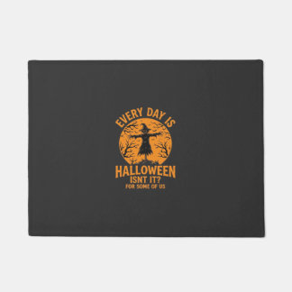 Every Day Is Halloween Scarecrow Witch Design_1 Doormat