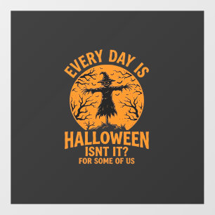 Every Day Is Halloween Scarecrow Witch Design_1 Floor Decals