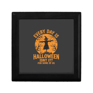 Every Day Is Halloween Scarecrow Witch Design_1 Gift Box