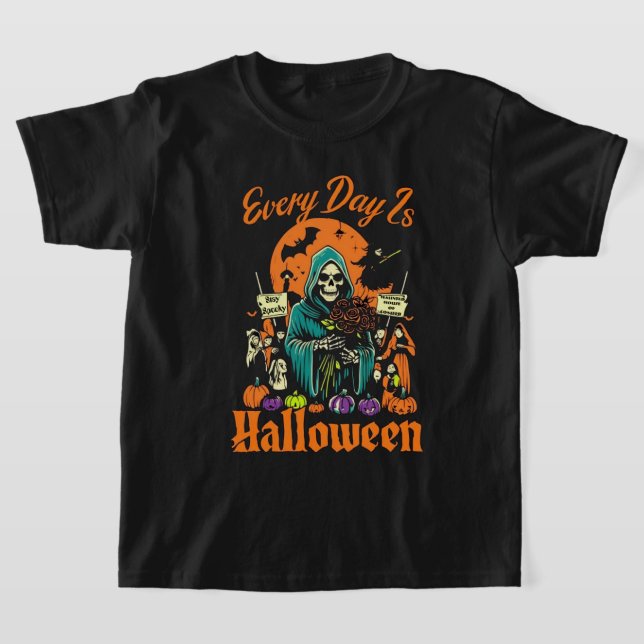 Every Day Is Halloween T-Shirt (Laydown)