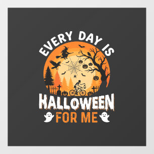 Every Day Is Halloween Vintage T Shirt Design Floor Decals