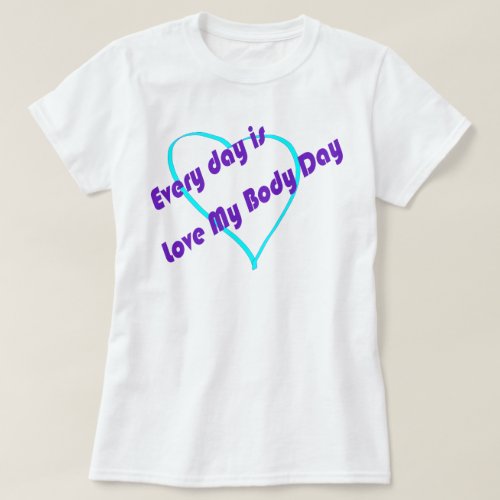 Every day is Love My Body Day Plus Size Tank Top