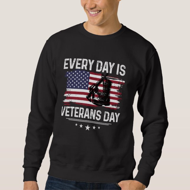 Every day Is Veteran Day Shirt Veterans Military B (Front)