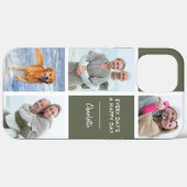 Every Days a Happy Day 4 Photo Initials Green Case-Mate iPhone Case (Back (Horizontal))