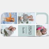 Every Days a Happy Day 4 Photo Initials Seafoam Case-Mate iPhone Case (Back (Horizontal))