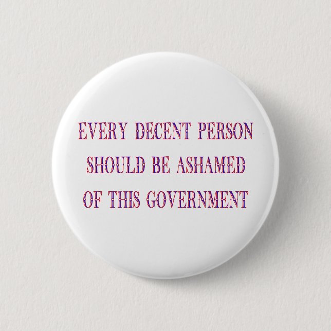 Every decent person button (Front)