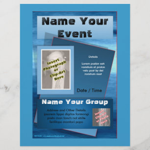 Every Event Flyer - Ocean Blue
