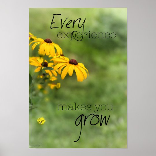 Every Experience Makes You Grow Poster