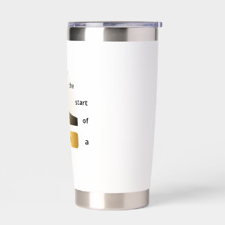 "Every Fall Is the Start of a Rise – Leap of Hope" Insulated Tumbler