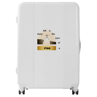 "Every Fall Is the Start of a Rise – Leap of Hope" Luggage