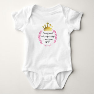 EVERY GOOD AND PERFECT GIFT FROM GOD Baby Girl Bodysuit