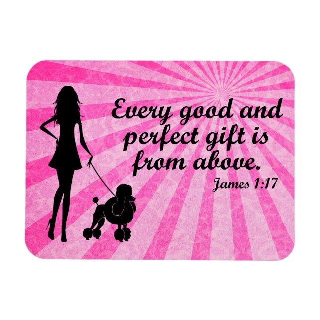 Every Good and Perfect Gift James 1:17 Christian Magnet (Horizontal)