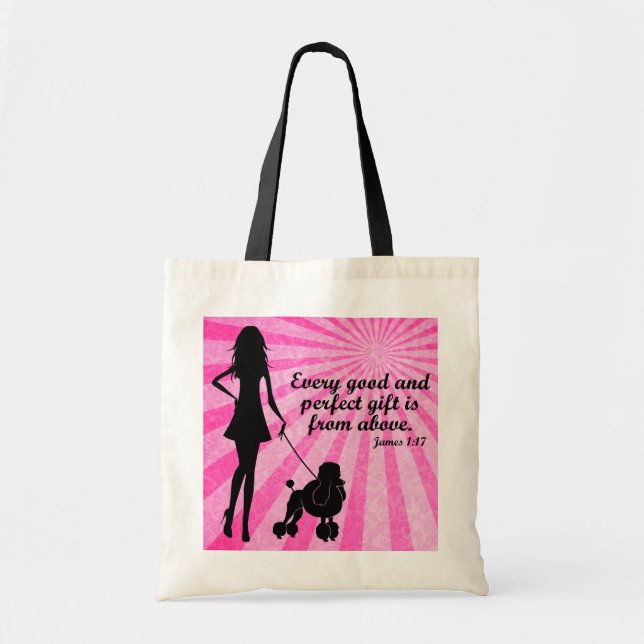 Every Good and Perfect Gift James 1:17 Christian Tote Bag (Front)