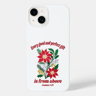 Every Good and Perfect Gift – James 1:17 Christmas Case-Mate iPhone 14 Case