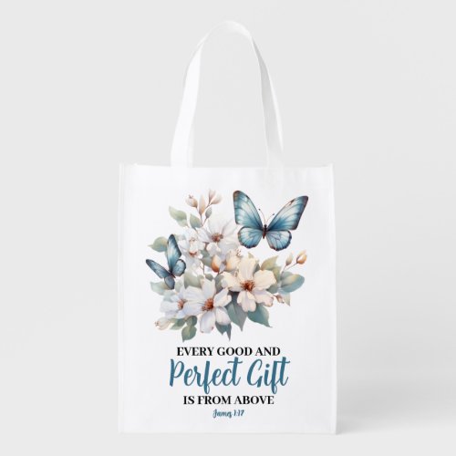 Every Good and Perfect Gift Reusable Grocery Bag