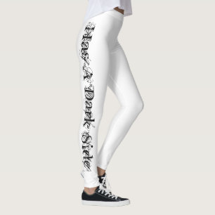 Every Good Girl, Has A Dark Side Cute Rebellious Leggings