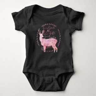 Every Good & Perfect Gift Comes From Heaven Above Baby Bodysuit