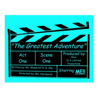 Every Great Adventure Needs A Star! Postcard
