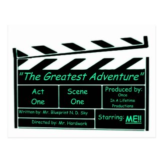 Every Great Adventure Needs A Star! Postcard