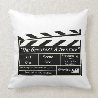 Every Great Adventure Needs A Star! Throw Pillow