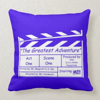 Every Great Adventure Needs A Star! Throw Pillow