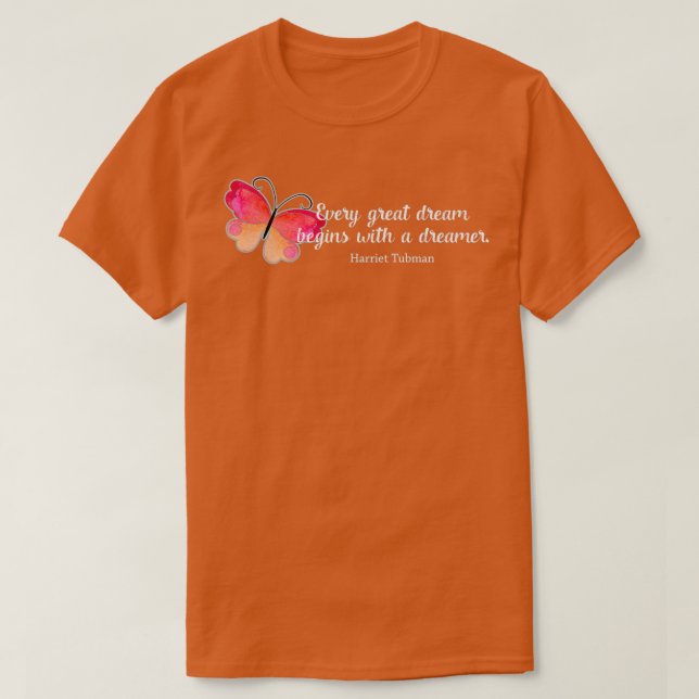 Every Great Dream Black History T-Shirt (Design Front)