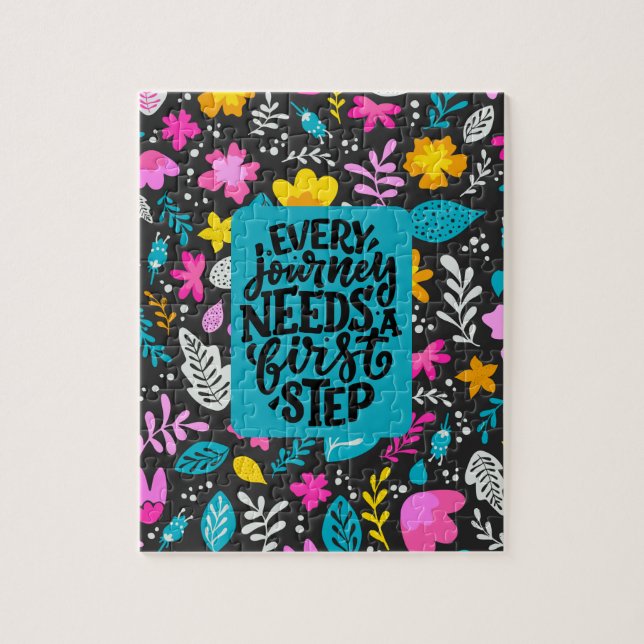 Every Journey Needs a First Step Jigsaw Puzzle (Vertical)