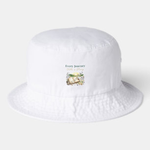 Every Journey Tells a Story Travel Quote Bucket Hat