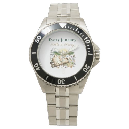 Every Journey Tells a Story Travel Quote Watch