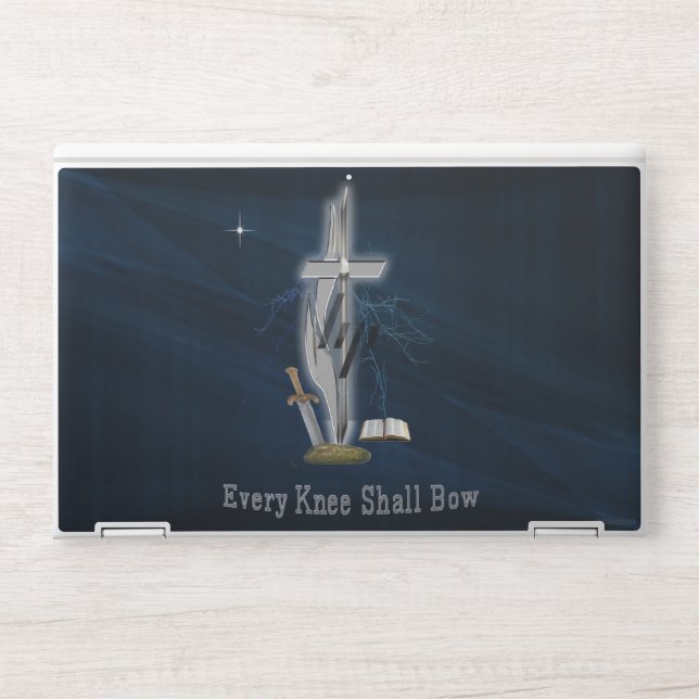 Every knee shall bow  HP laptop skin (Front)