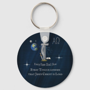 Every knee shall bow keychain
