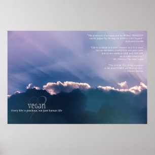 Every Life is Precious not just Human Life Poster