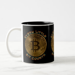 Every little Bit counts Bitcoin TwoTone Coffee Mug