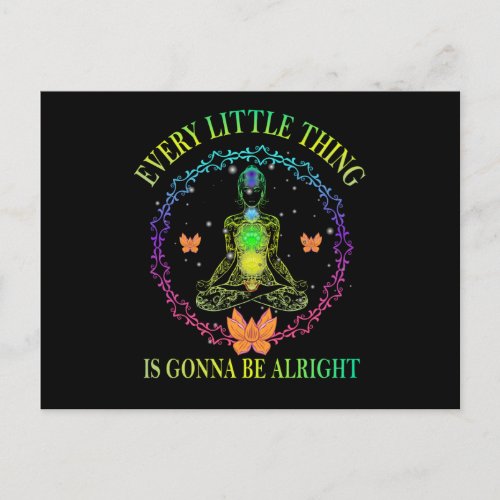 Every little thing is gonna be alright postcard