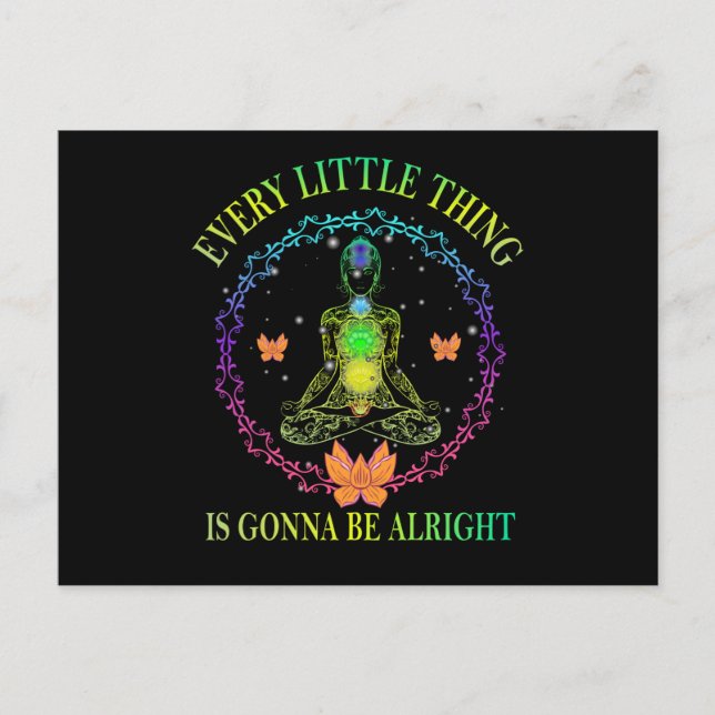 Every little thing is gonna be alright postcard (Front)
