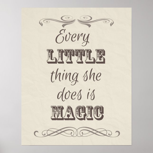 Every Little Thing She Does Poster (Front)