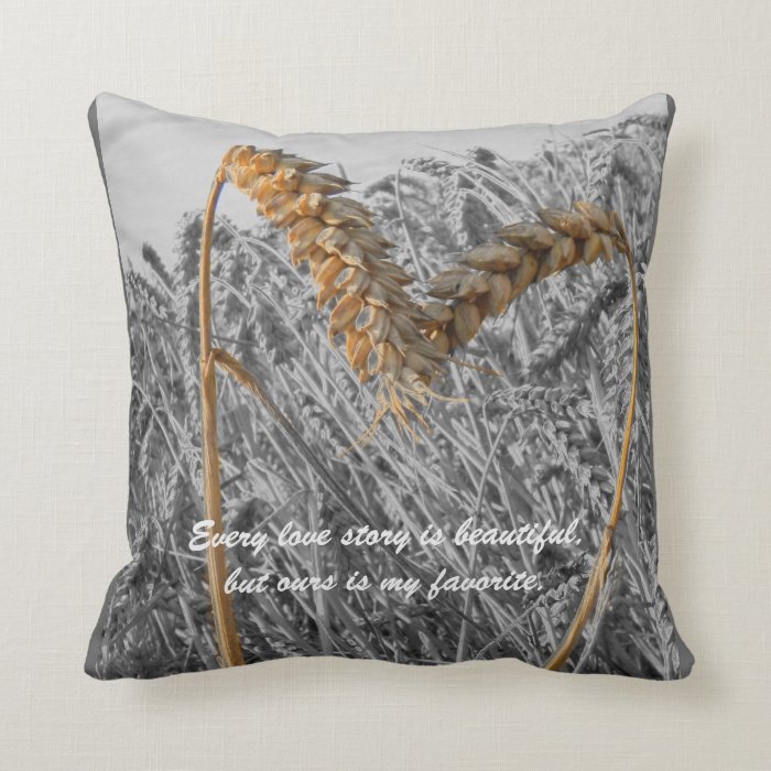 Every Love Story is Beautiful  Love Quote Throw Pi Pillows